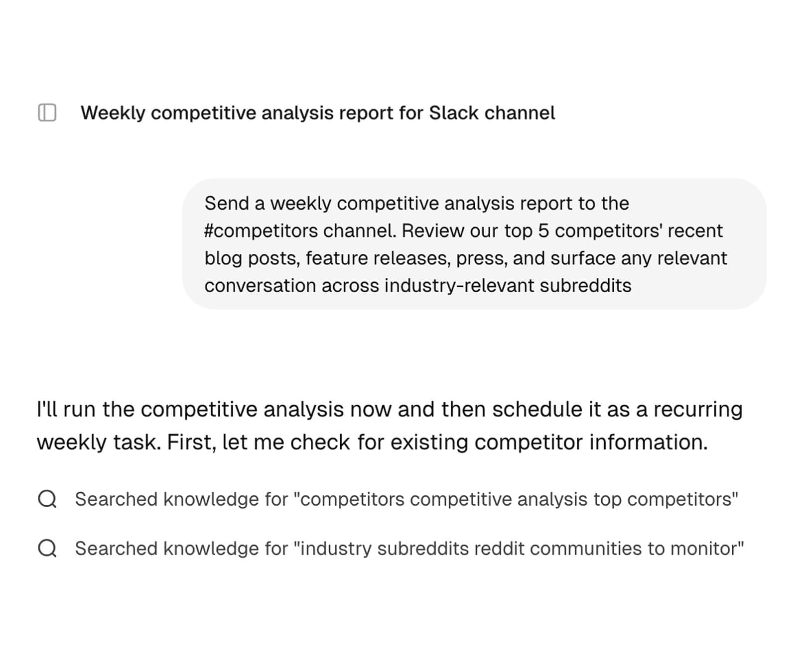 Competitive Intelligence