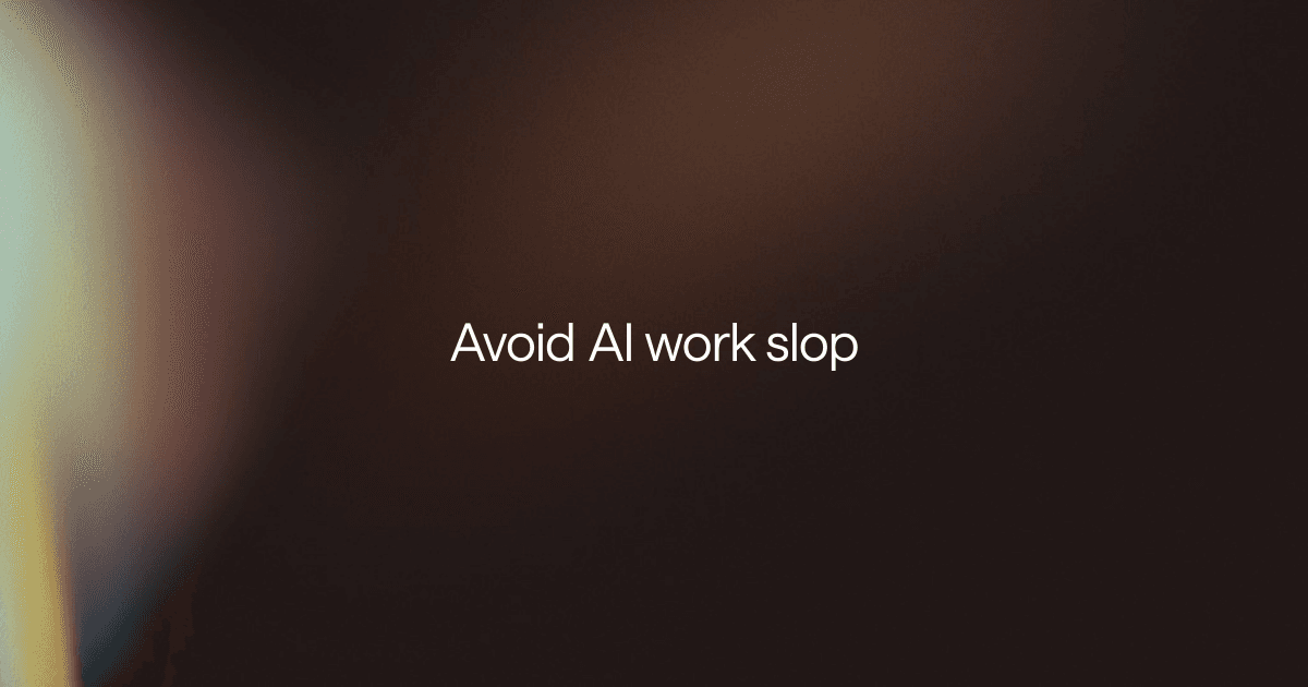 How to protect your company from AI work slop