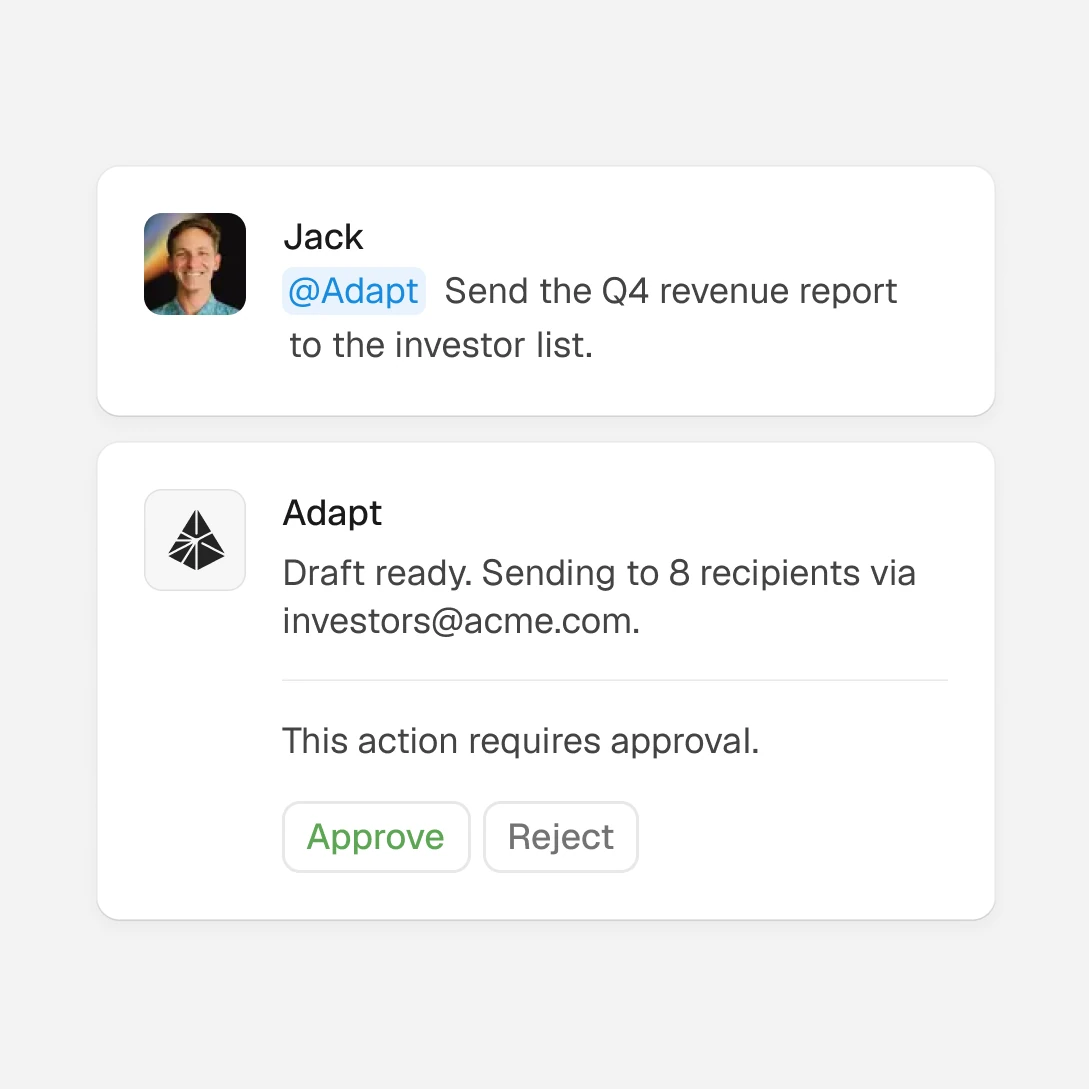 Set policies and permissions