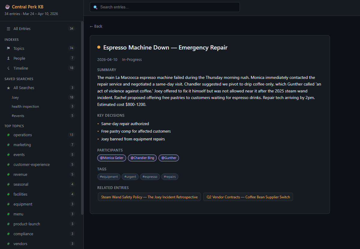 AI knowledge base app built from Slack conversations