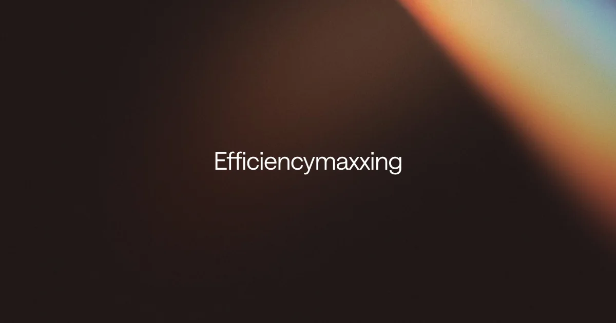 Efficiencymaxxing: optimizing the AI intelligence-to-cost curve