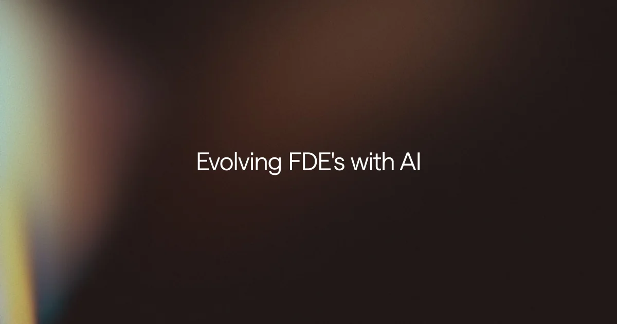 How agentic AI Is changing the FDE role