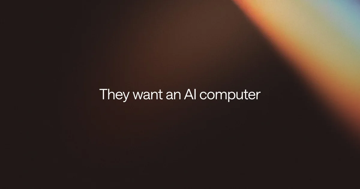 Field Notes: Every company wants their own AI computer 