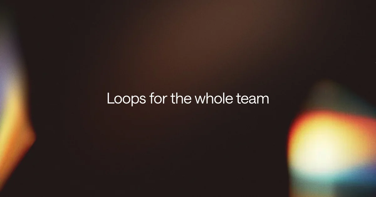 Loops for the whole team: agentic workflows beyond the coding agent