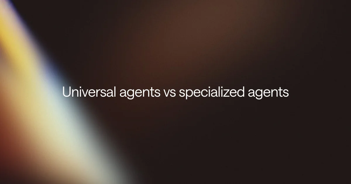 The universal AI agent for work