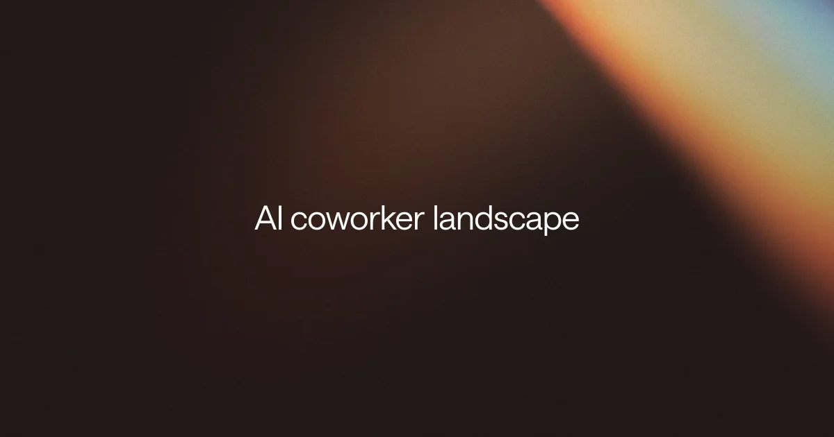 What is an AI coworker? Types, examples, and how to choose