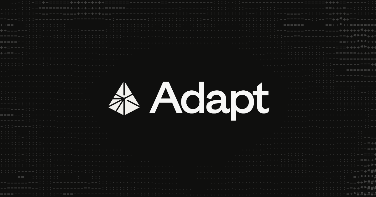 Adapt product screenshot